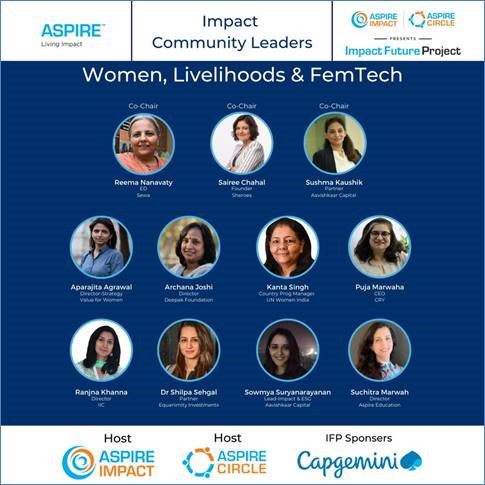 Watch the Video: Sushma Kaushik, Partner, and Sowmya Suryanarayan, Lead -Impact and ESG, Aavishkaar Capital at the Women, Livelihoods and Femtech event by Aspire Circle - Featured